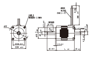 20mm角／外形寸法