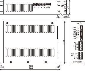 MC-5528P／外形寸法