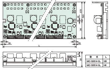MC-S0514-3L／外形寸法