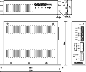 MC-S5528P／外形寸法